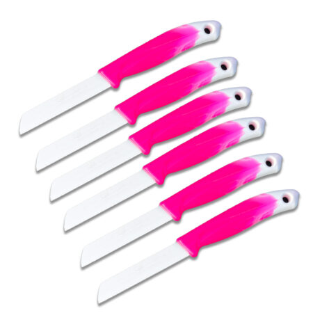 Solingen Tırtıklı Meyve Bıçağı - Pembe